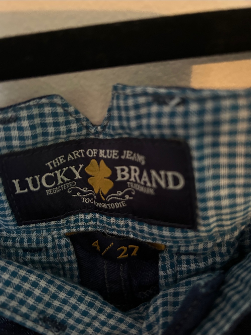 Lucky Brand Women’s Straight Dark Indigo Jeans - Picture 2 of 3